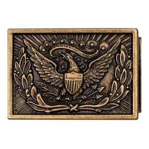 Mission Belt Western Buckle, Bronze